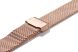 Edelwolle MESH/Milanese óraszíj, rosegold, 18mm