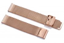 Edelwolle MESH/Milanese óraszíj, rosegold, 20mm