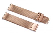 Edelwolle MESH/Milanese óraszíj, rosegold, 16mm