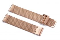 Edelwolle MESH/Milanese óraszíj, rosegold, 18mm