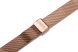 Edelwolle MESH/Milanese óraszíj, rosegold, 24mm